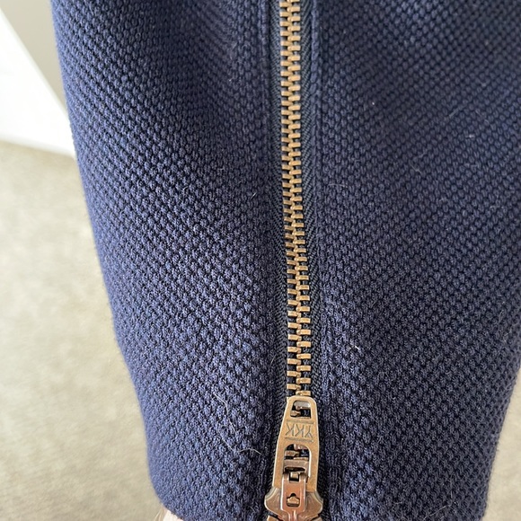 Navy blue knit trousers size 12 - Picture 2 of 8